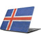 Iceland Flag Distressed Apple MacBook Skin